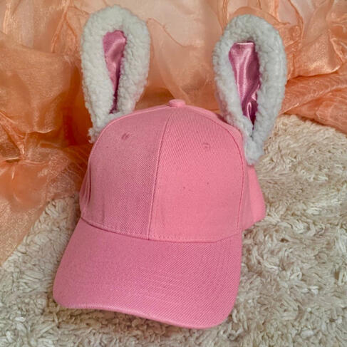 Pink Bun-Bun Cap
